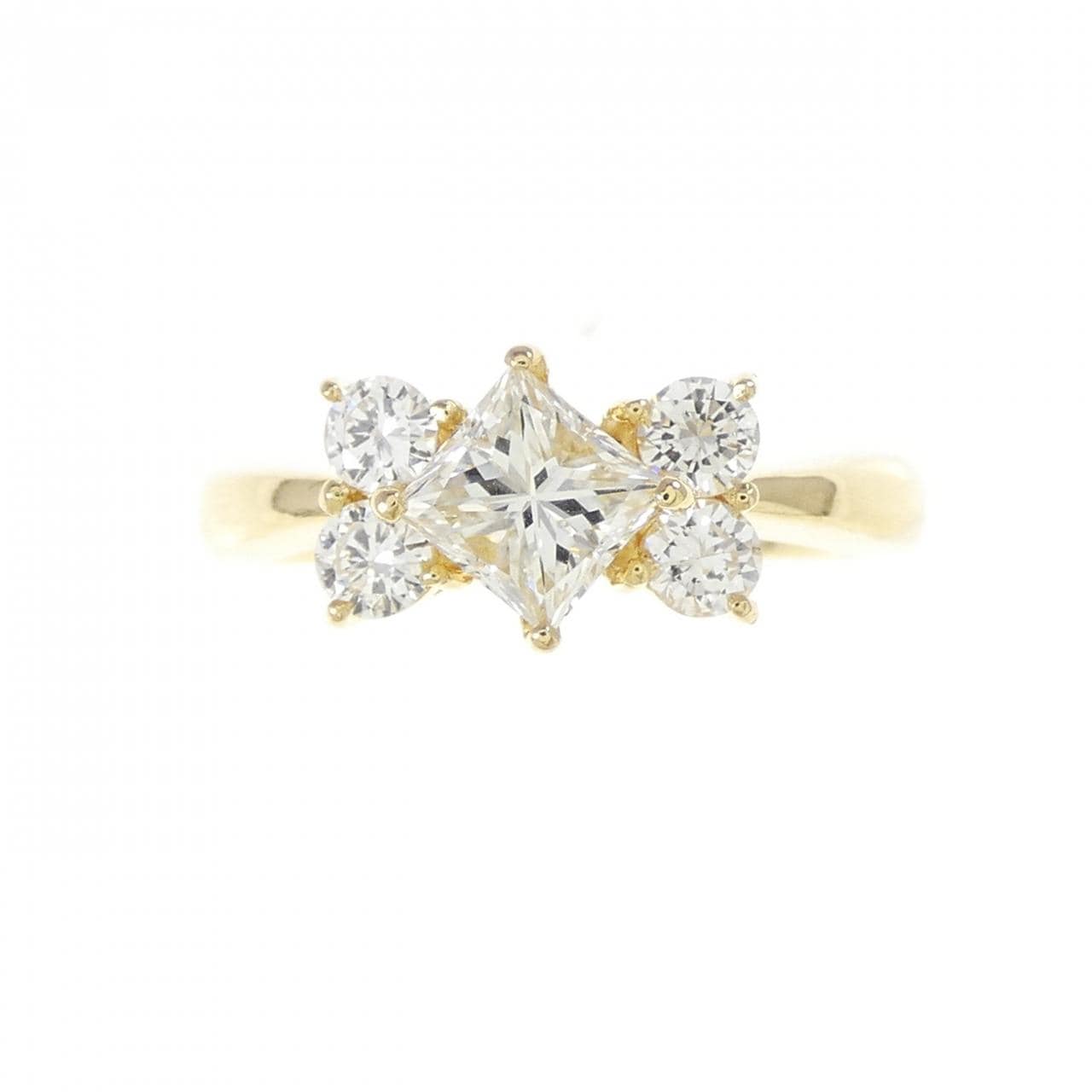 750YG ダイヤモンド リング 0.55CT