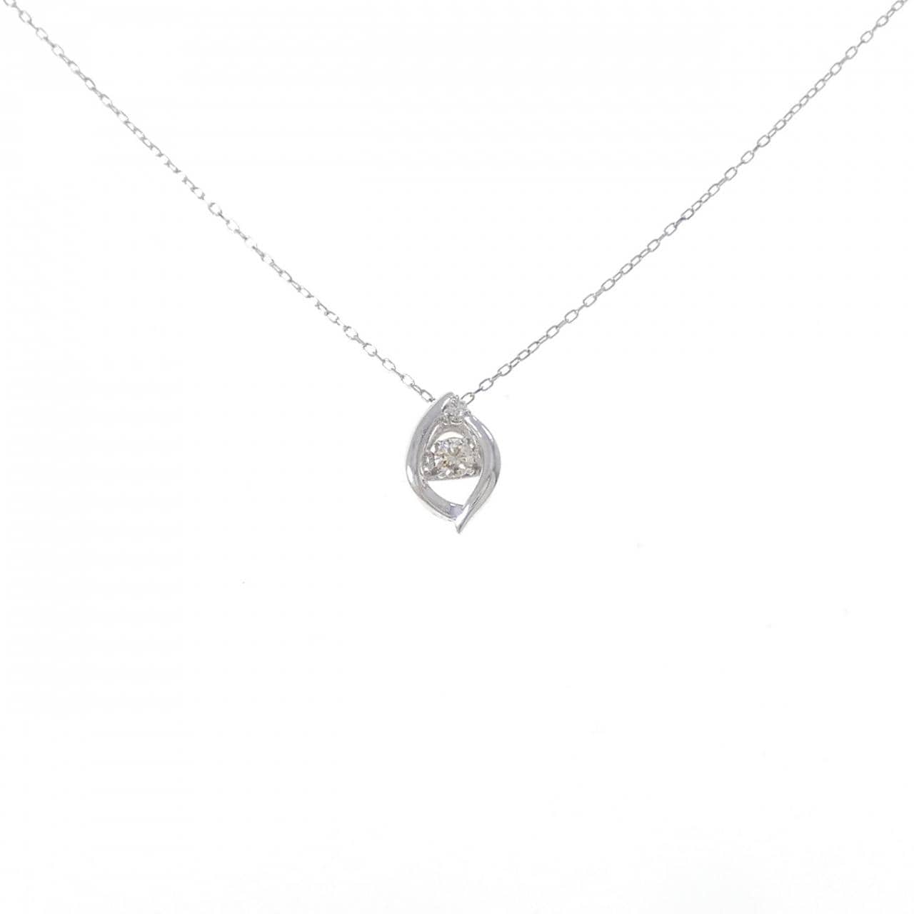 K10WG ダイヤモンド ネックレス 0.05CT