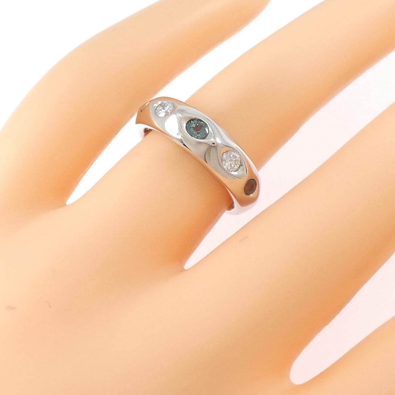 PT900 アレキサンドライト リング 0.30CT