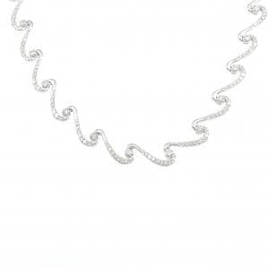 K18WG ダイヤモンド ネックレス 3.00CT