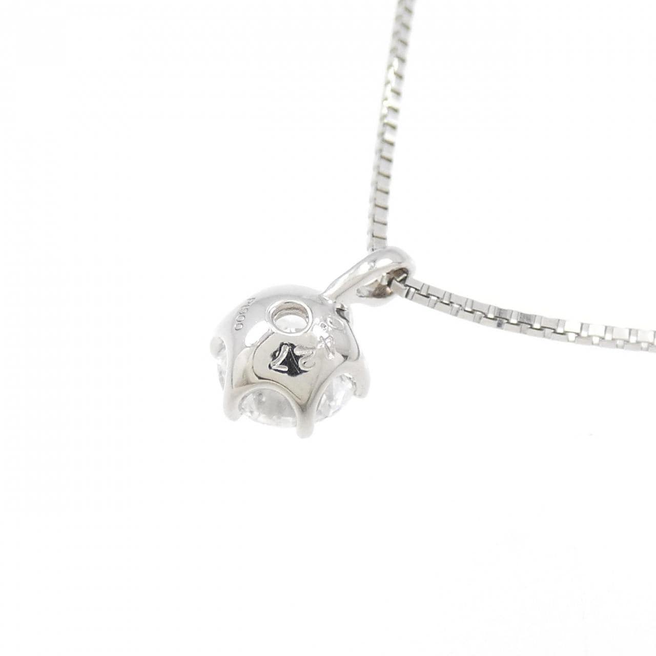 【新品】PT ダイヤモンド ネックレス 0.427CT D SI2 VG