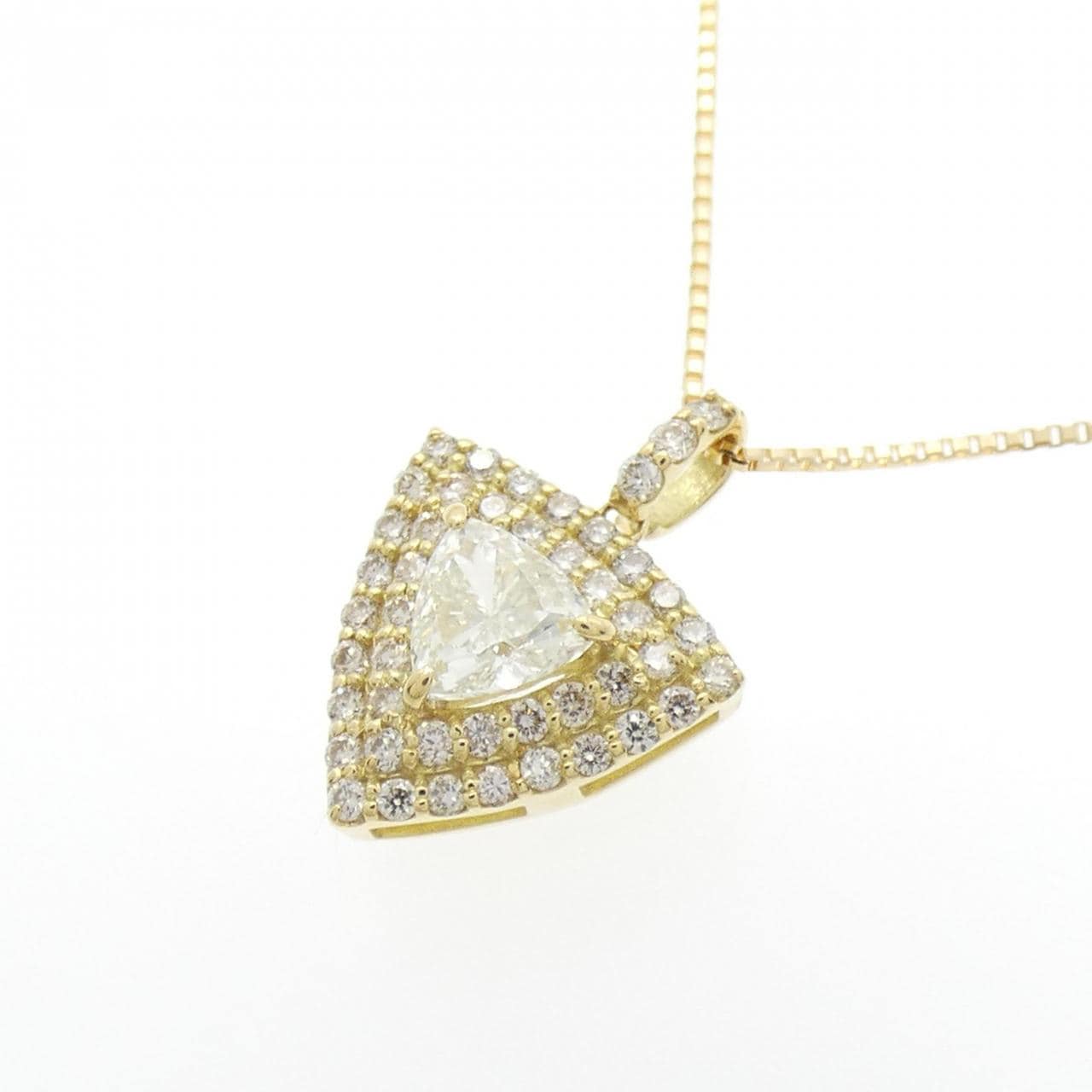 【新品】K18YG ダイヤモンド ネックレス 0.28CT