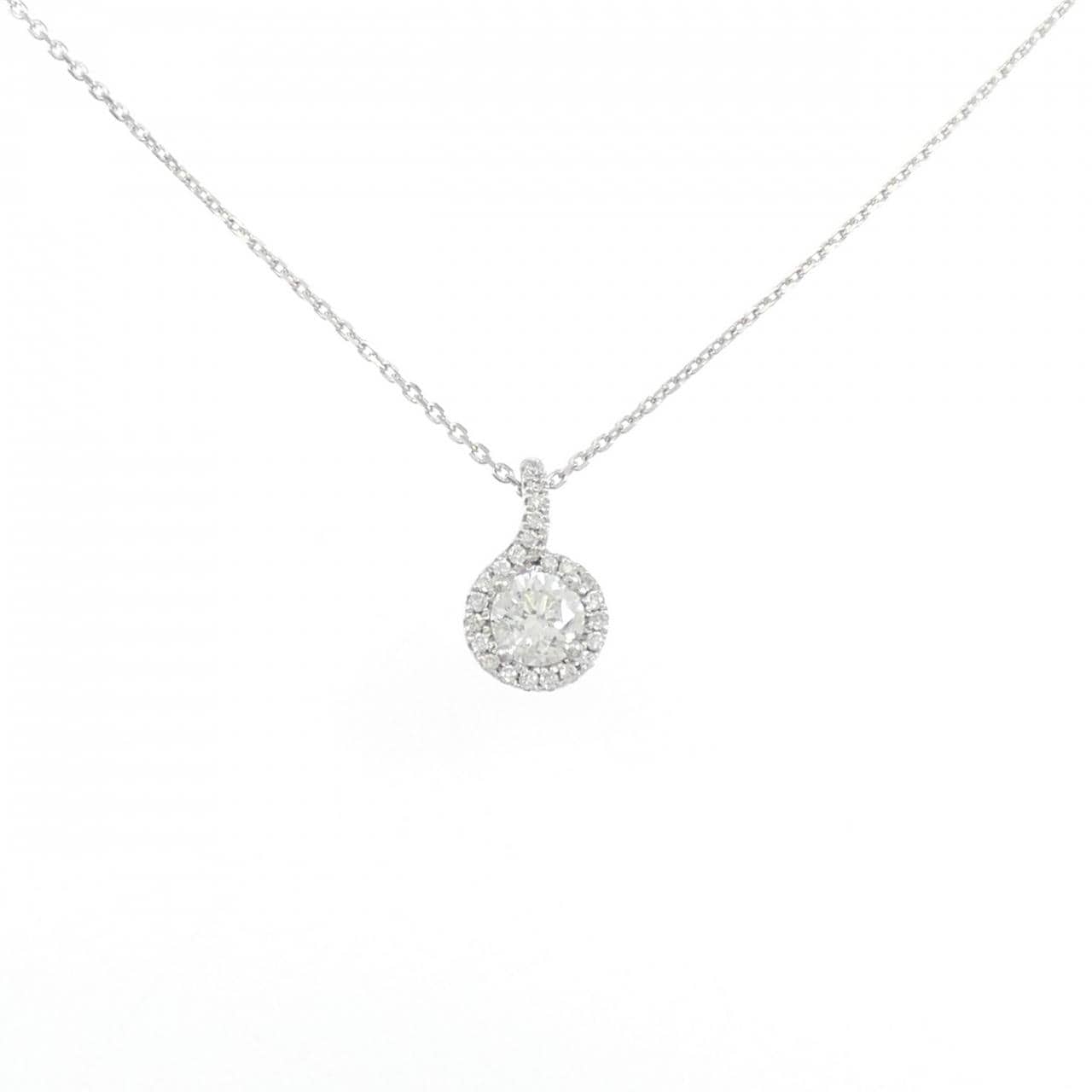 K18WG ダイヤモンド ネックレス 0.325CT G SI2 Fair
