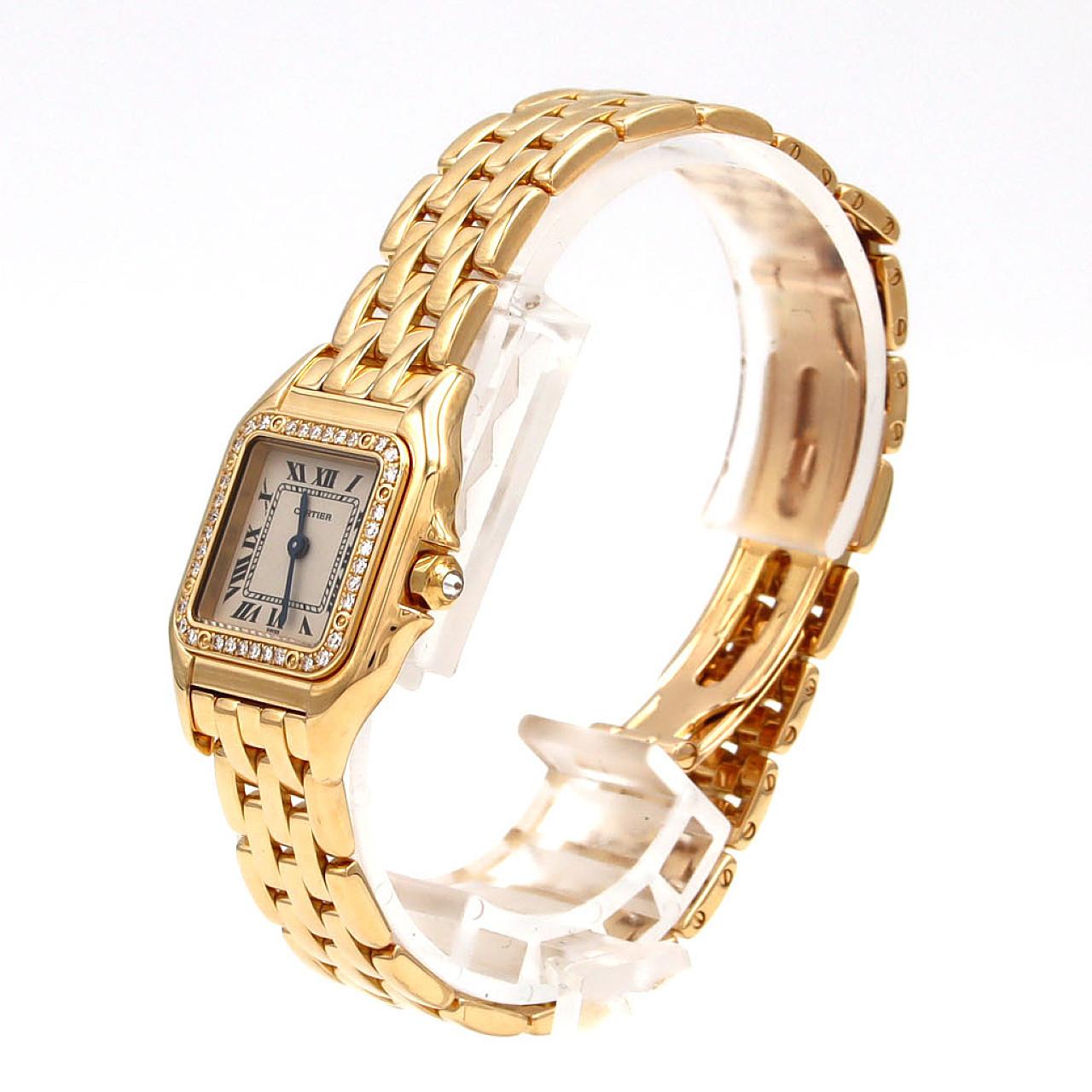 カルティエ パンテールSM YG/D WF3070B9 YG クォーツ