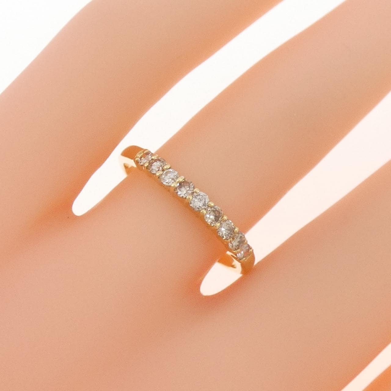 K18YG ダイヤモンド リング 0.30CT