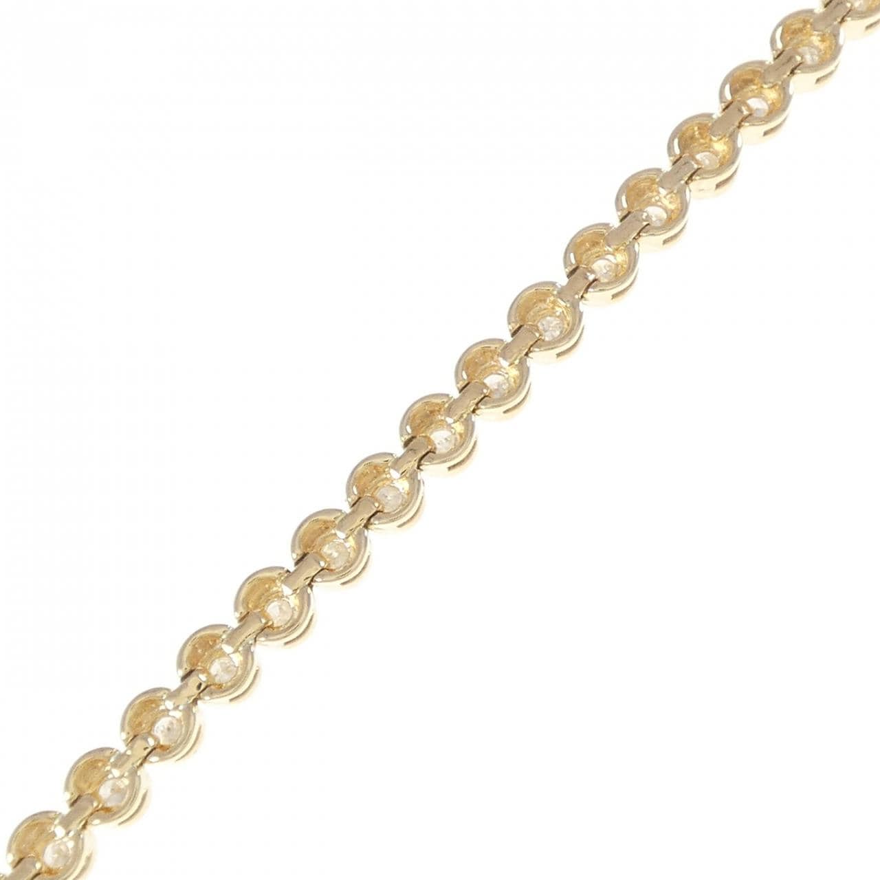 K18YG ダイヤモンド ブレスレット 1.00CT