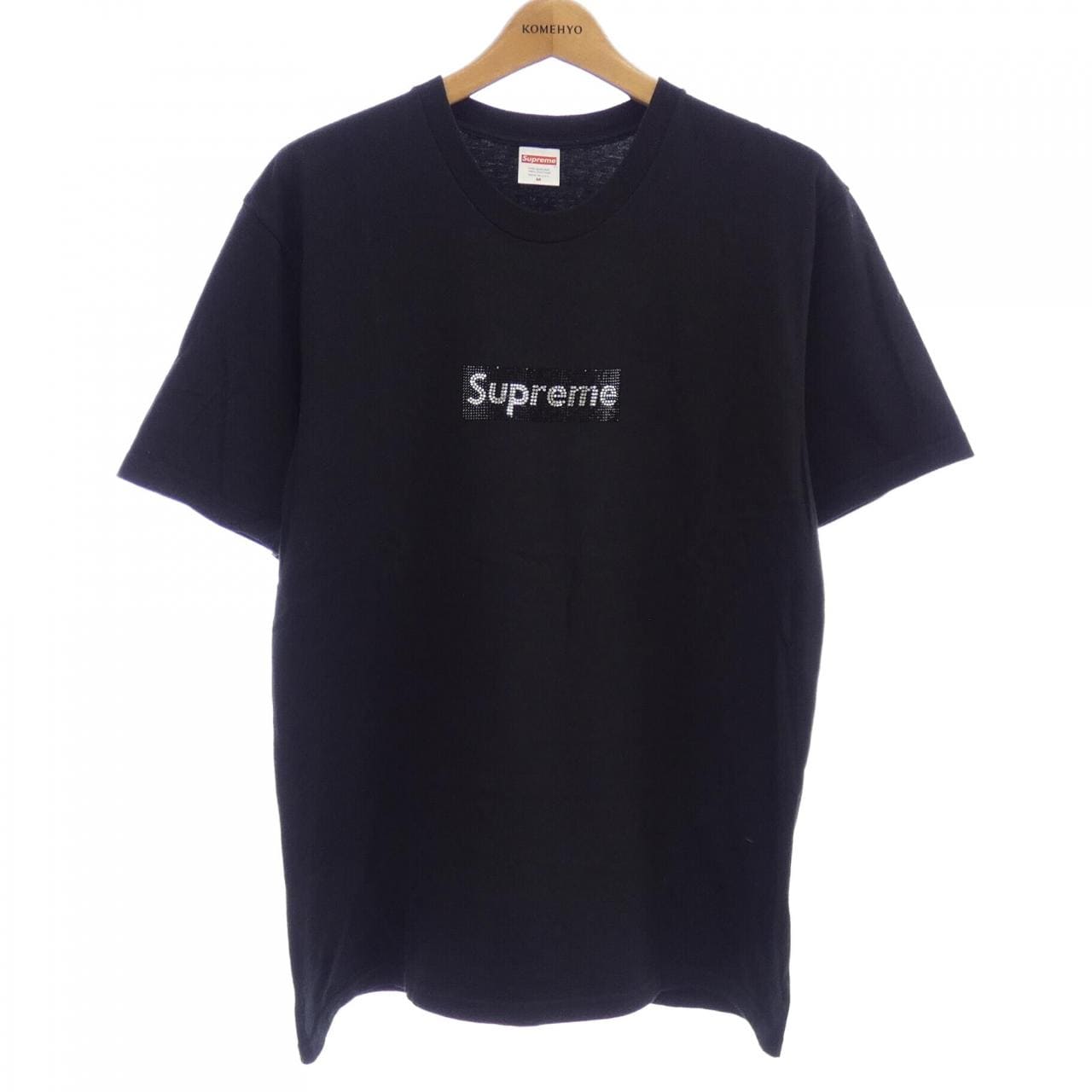 シュプリーム SUPREME Swarovski Box Logo Tシャツ