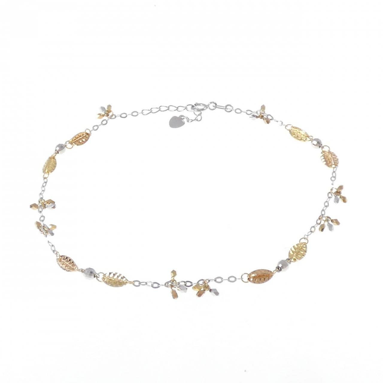 750スリーカラー アンクレット