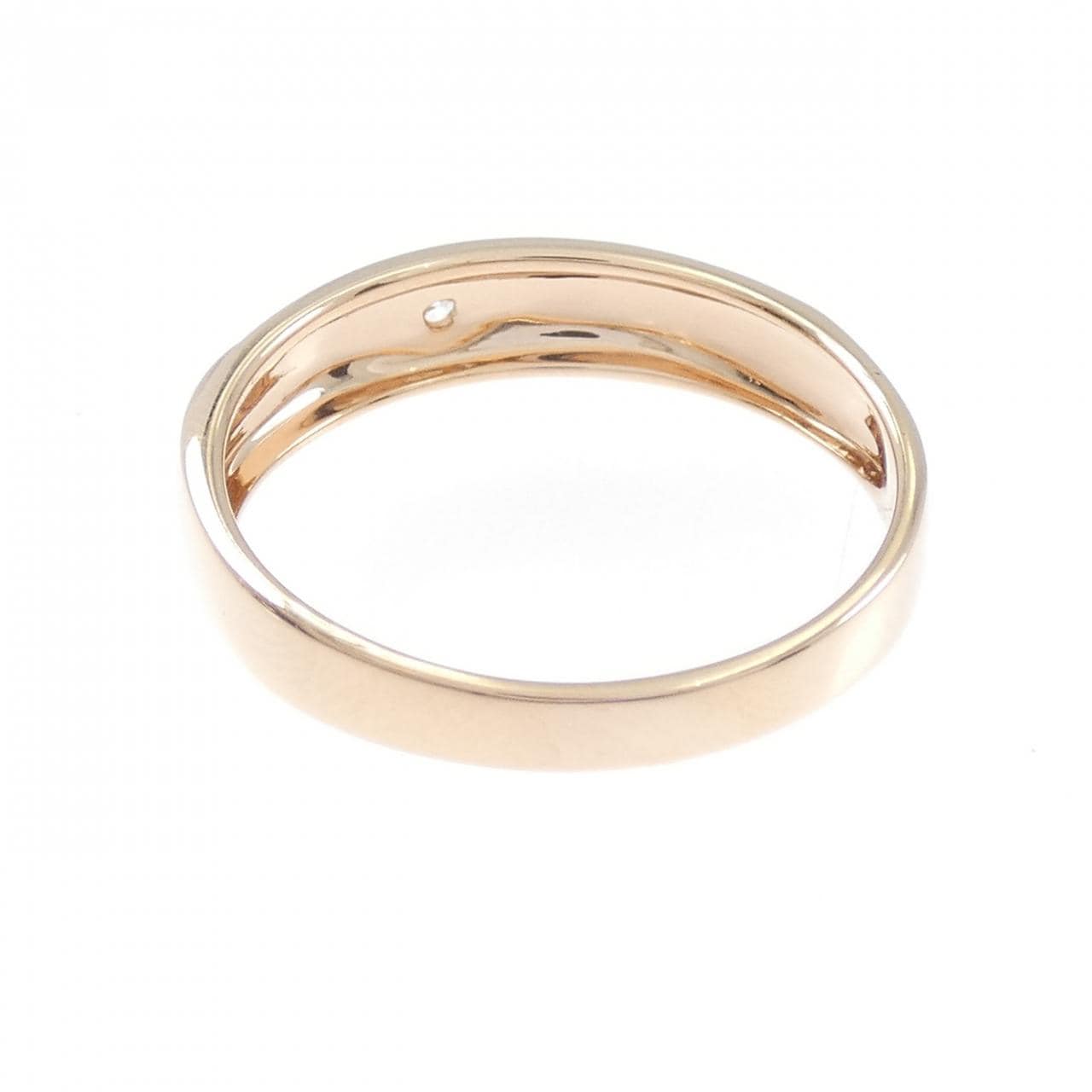 750PG Diamond Ring 0.028CT