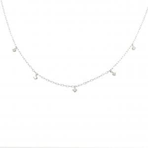 K10WG ダイヤモンド ネックレス 0.10CT