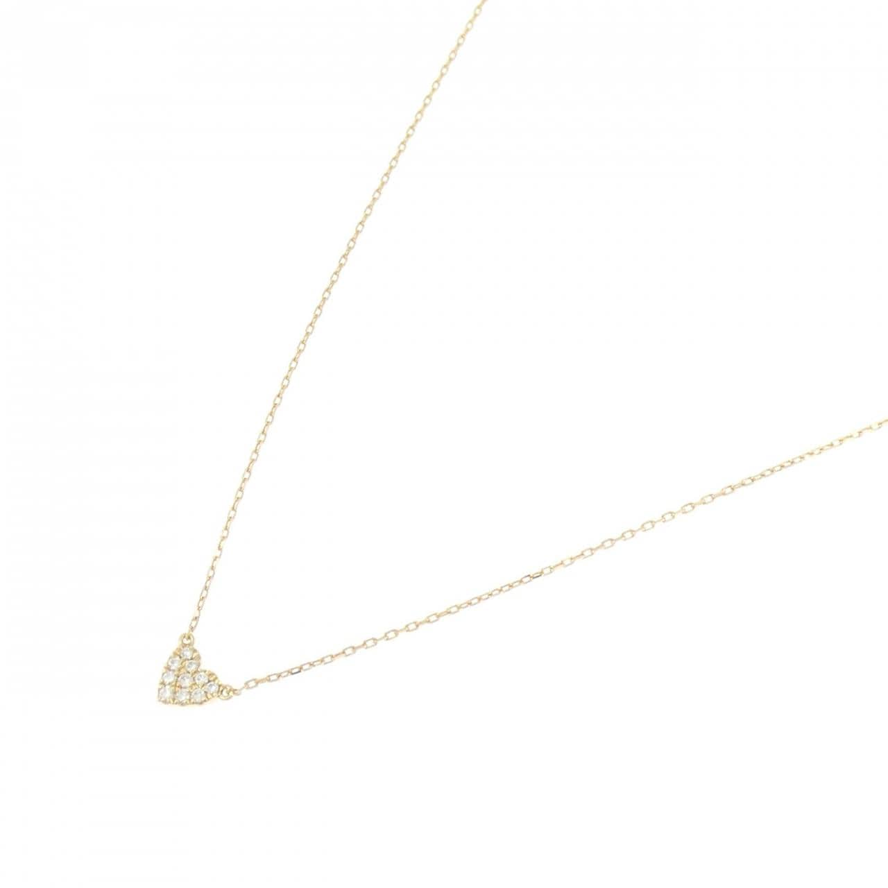 アーカー ハートパヴェ ネックレス 0.05CT