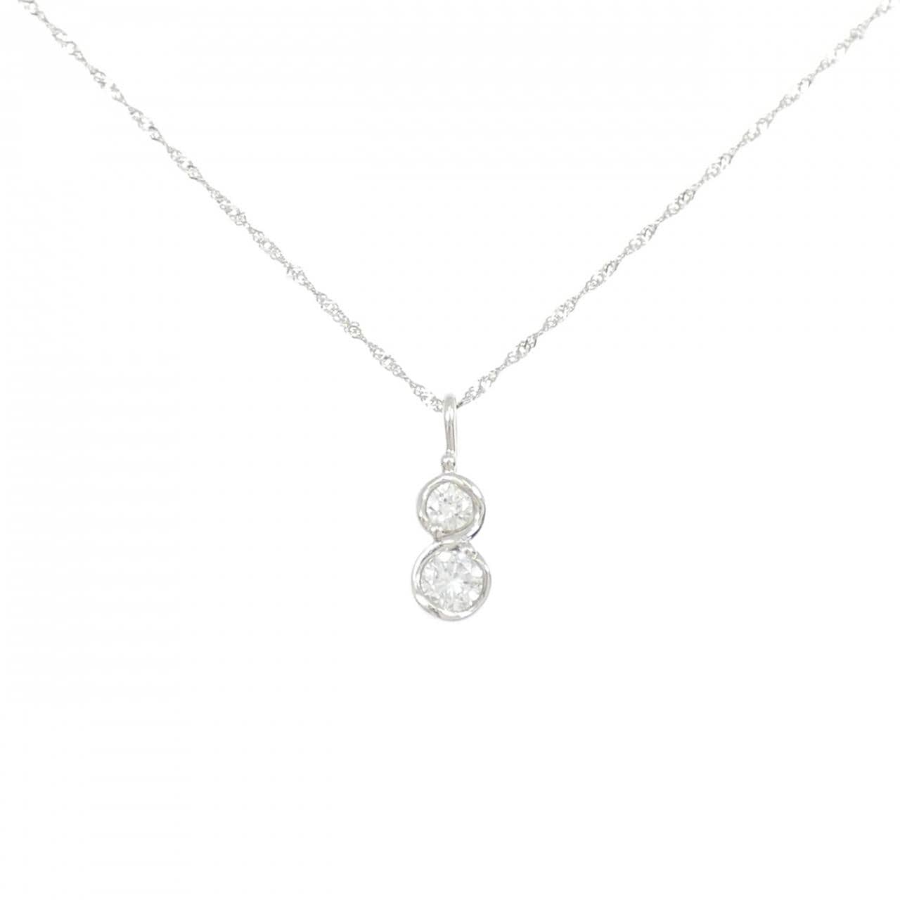 PT900/PT850 ダイヤモンド ネックレス 0.30CT