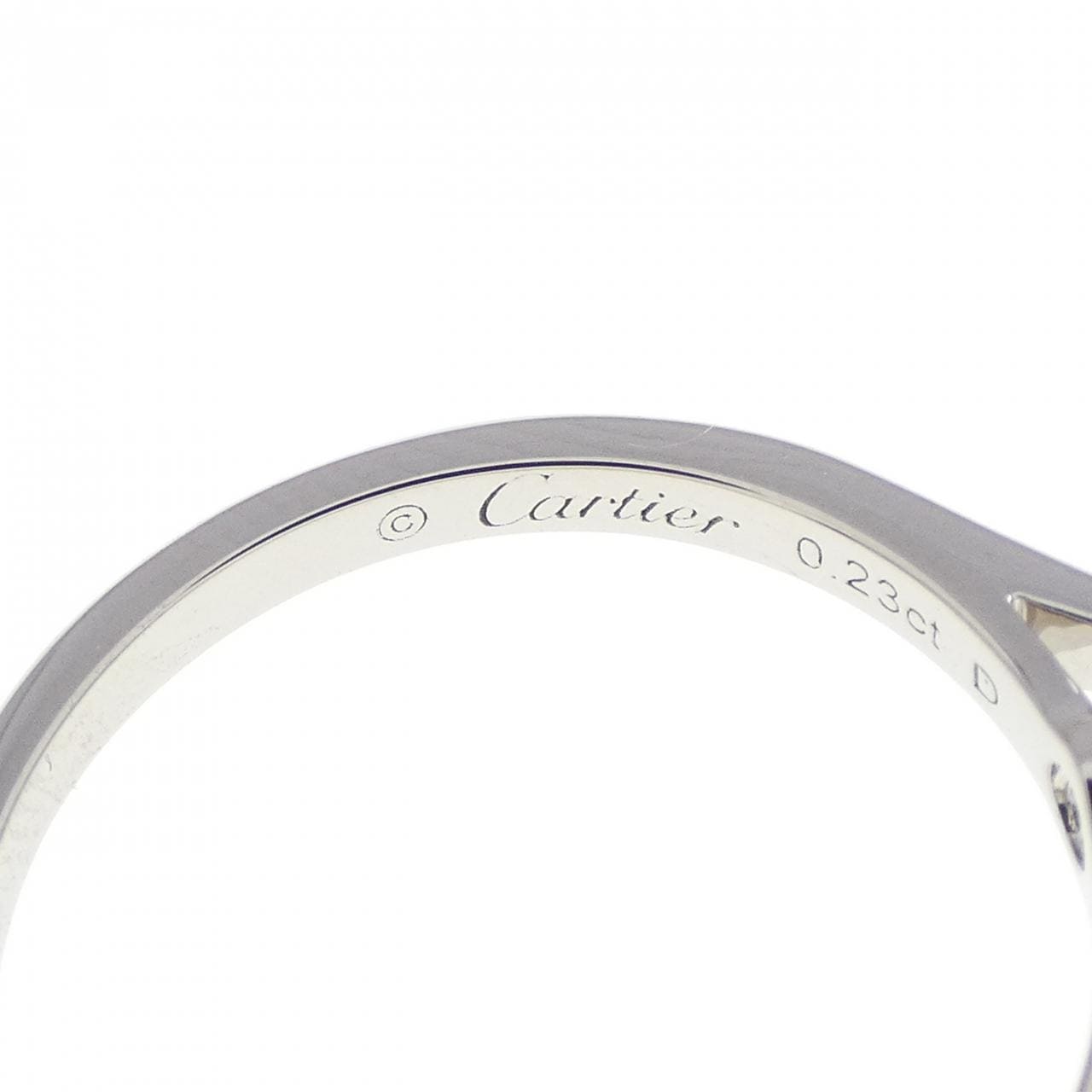 カルティエ 1895 ソリテール リング 0.23CT E VVS1 VG