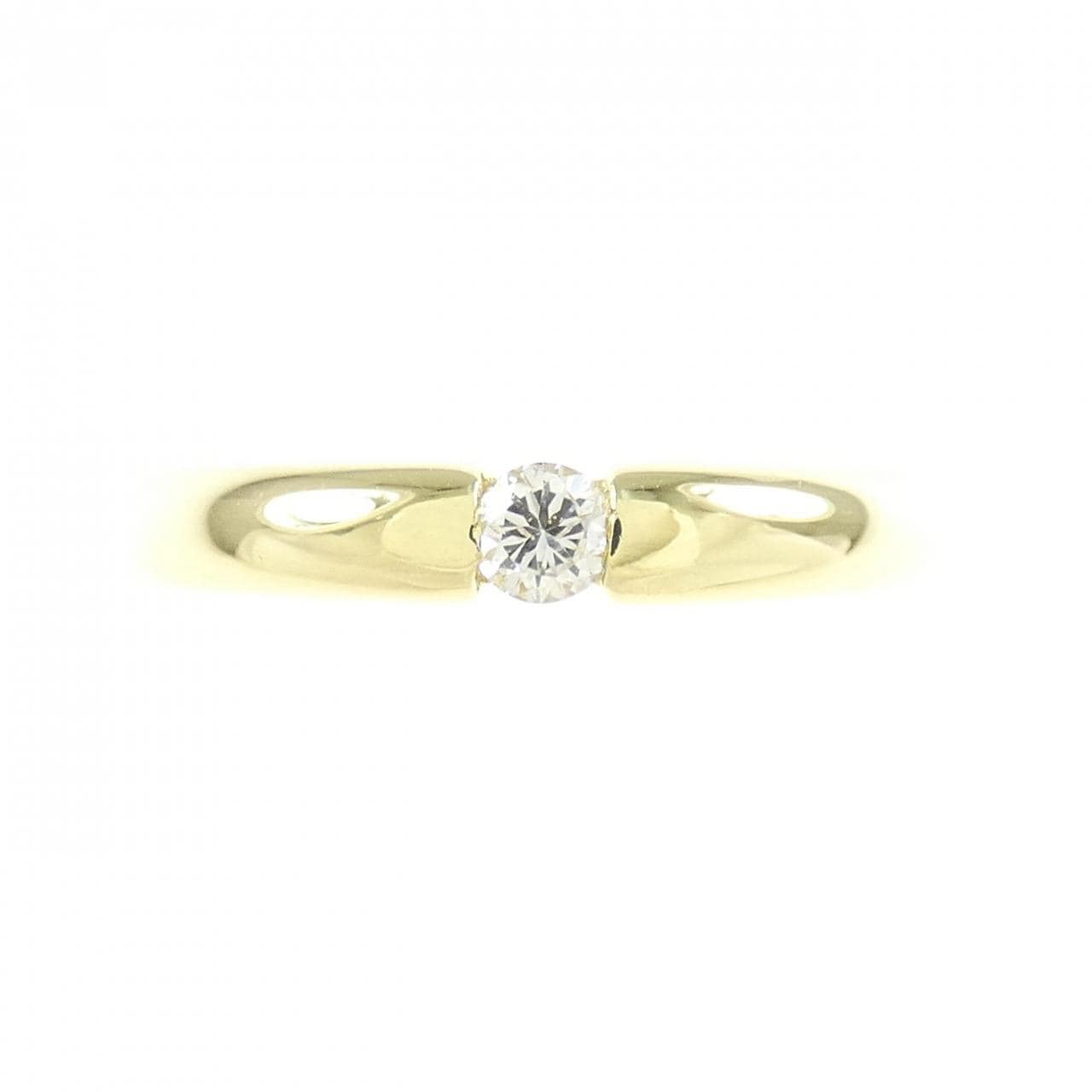 K18YG ダイヤモンド リング 0.09CT