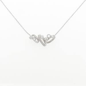 K18WG ダイヤモンド ネックレス 0.248CT