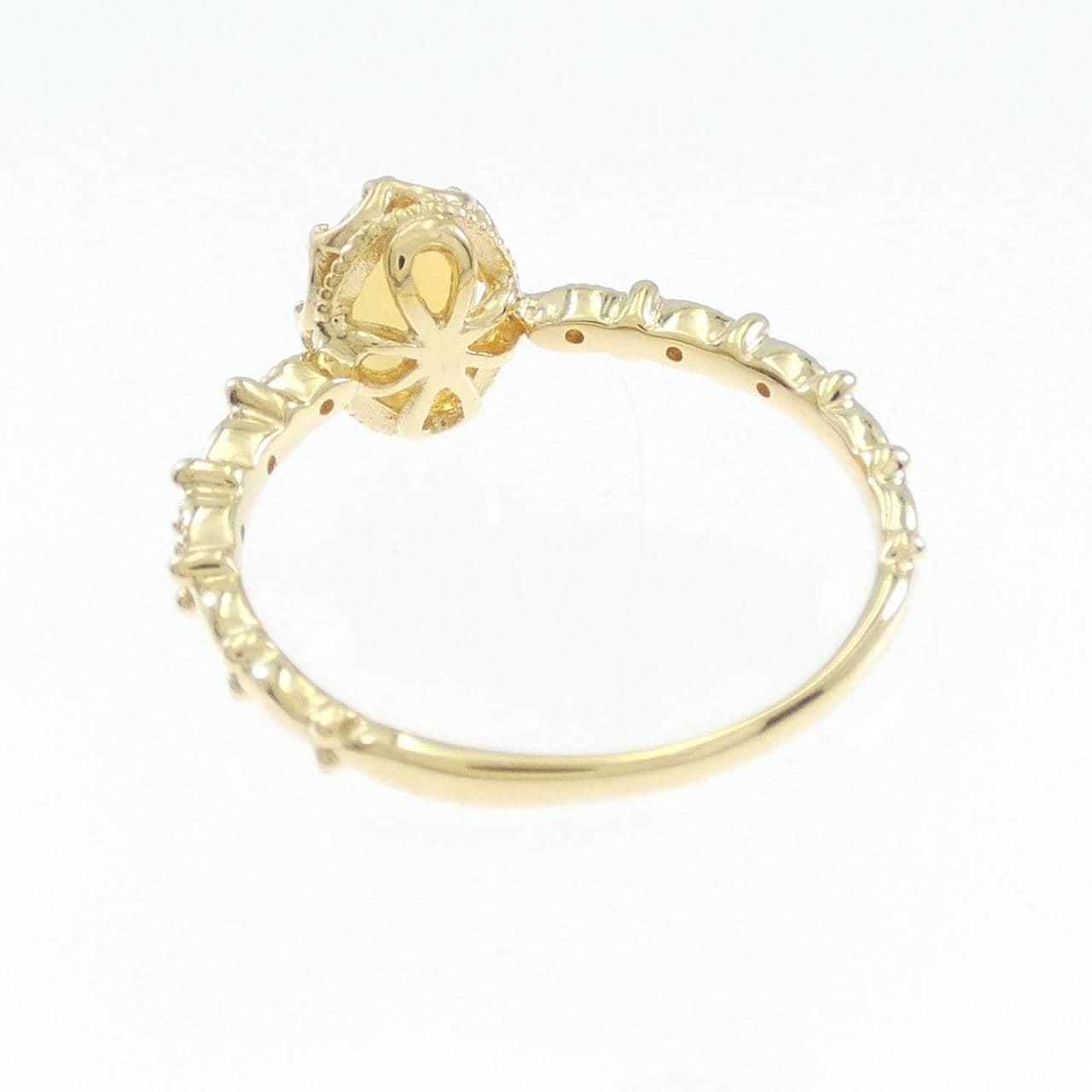 K18YG オパール リング 0.40CT