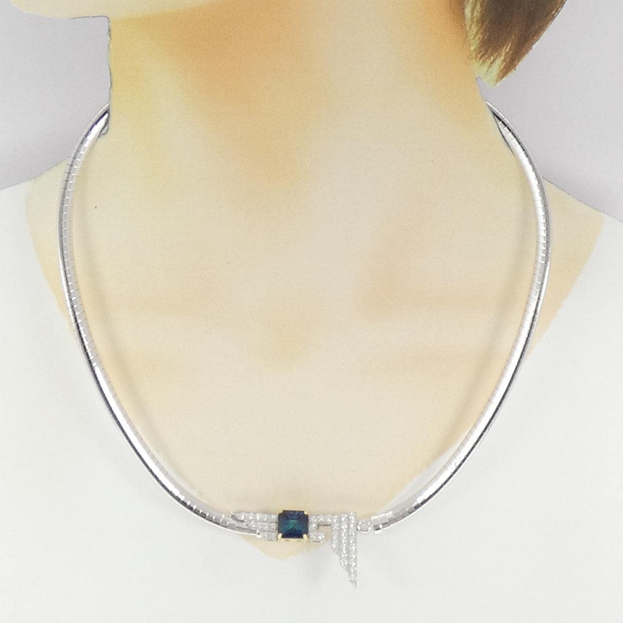 ジュエル スタジオ インディゴライトトルマリン ネックレス 4.00CT