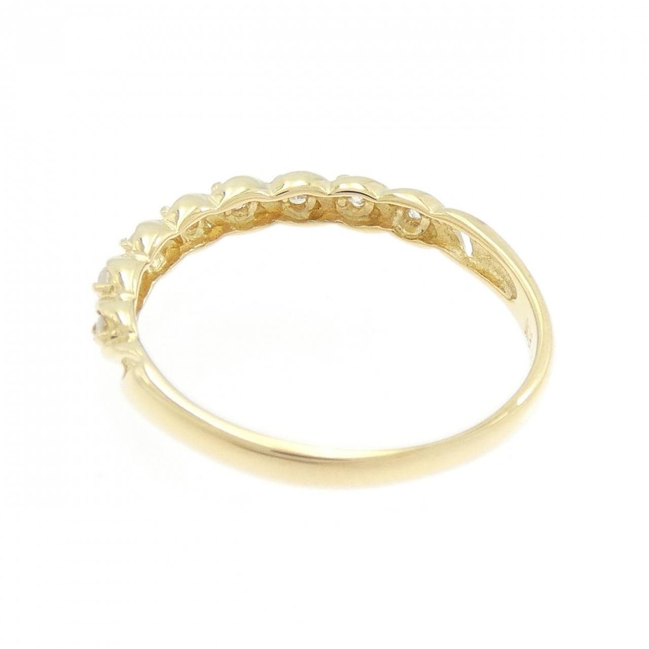 K18YG ダイヤモンド リング 0.13CT