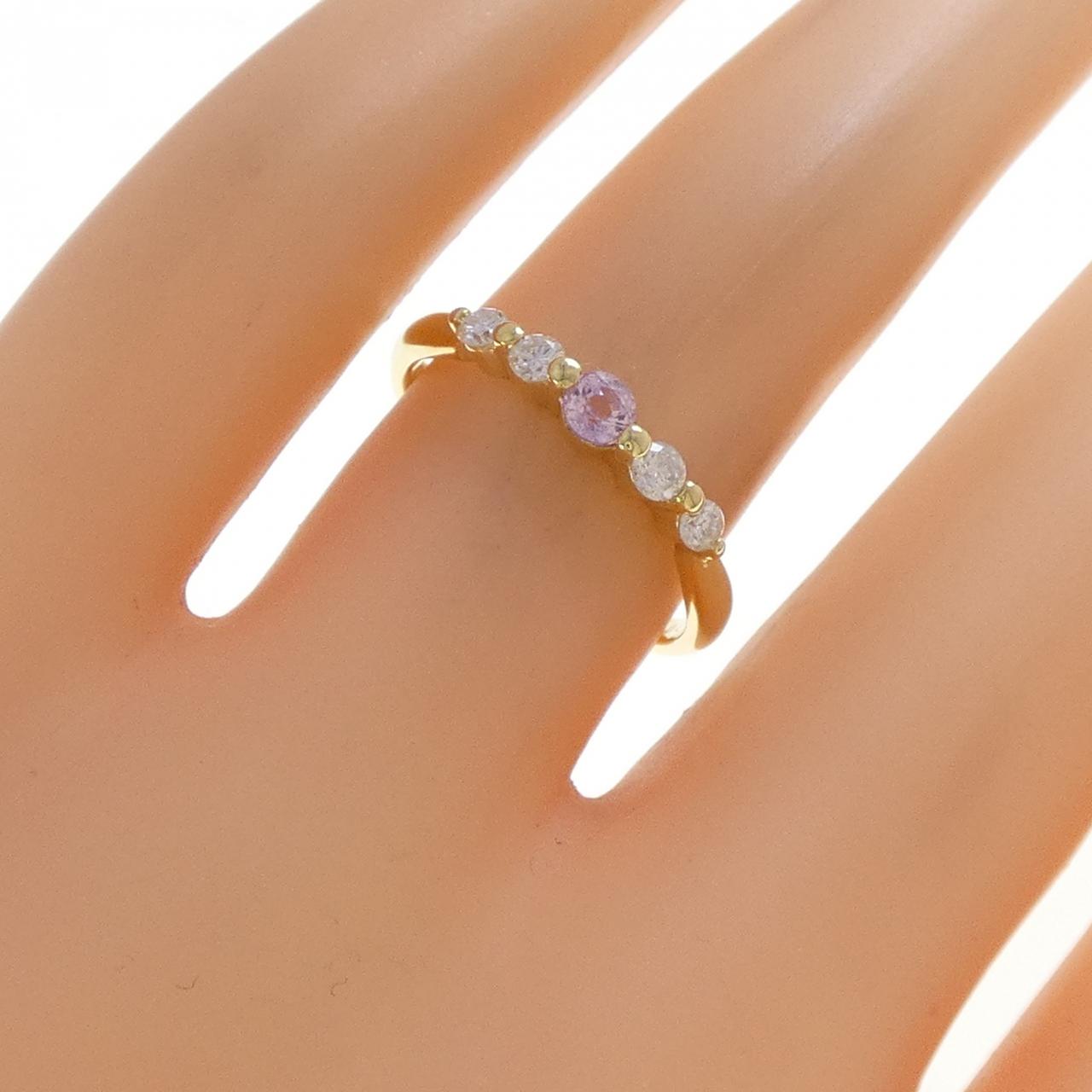 K18YG サファイヤ リング