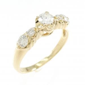 K18YG ダイヤモンド リング 0.59CT