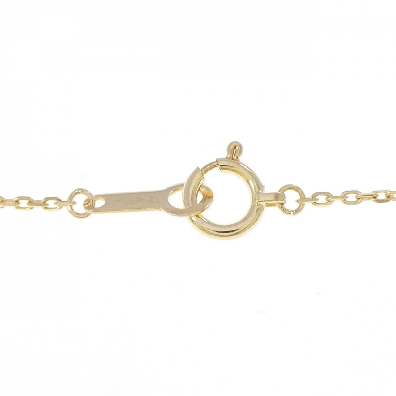 K18YG フラワー ルビー ネックレス