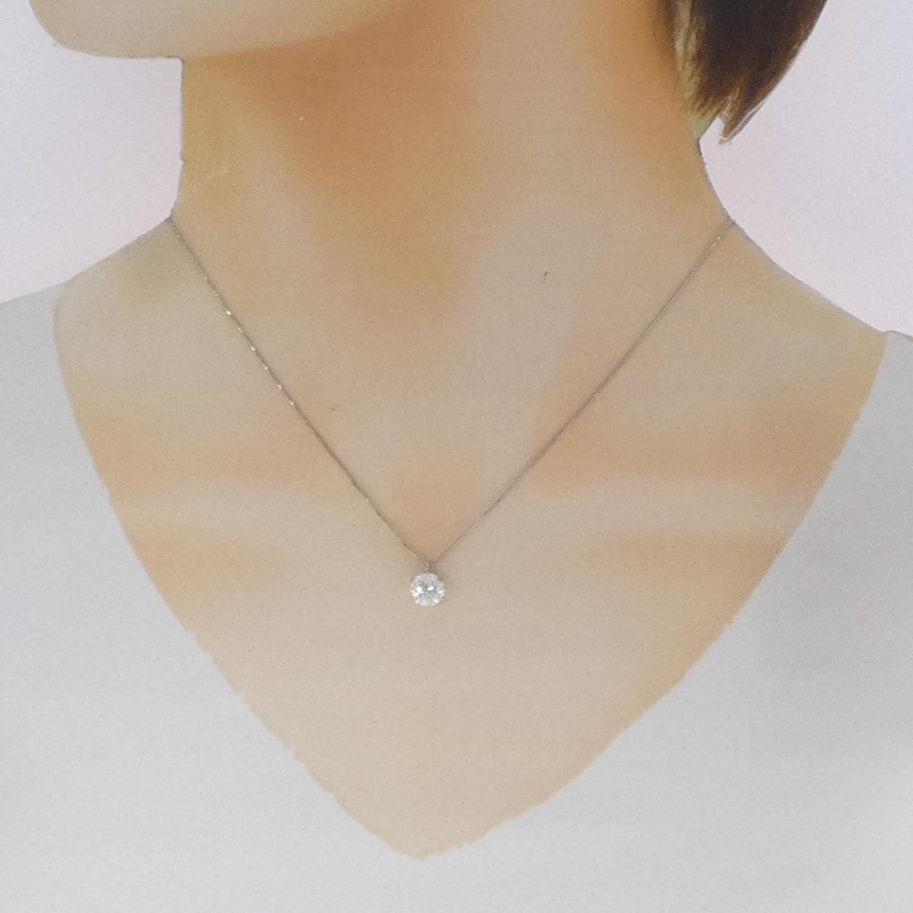 PT/PT850 ダイヤモンド ネックレス 1.168CT G SI1 Fair