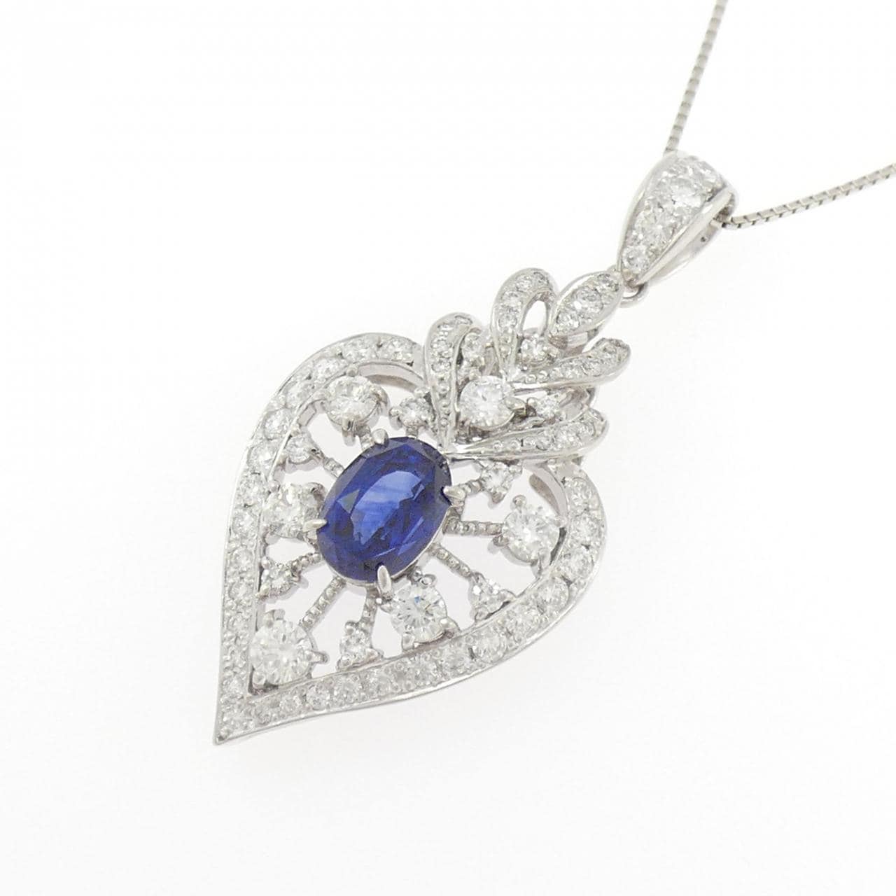 PT900/PT850 サファイヤ ネックレス 2.31CT