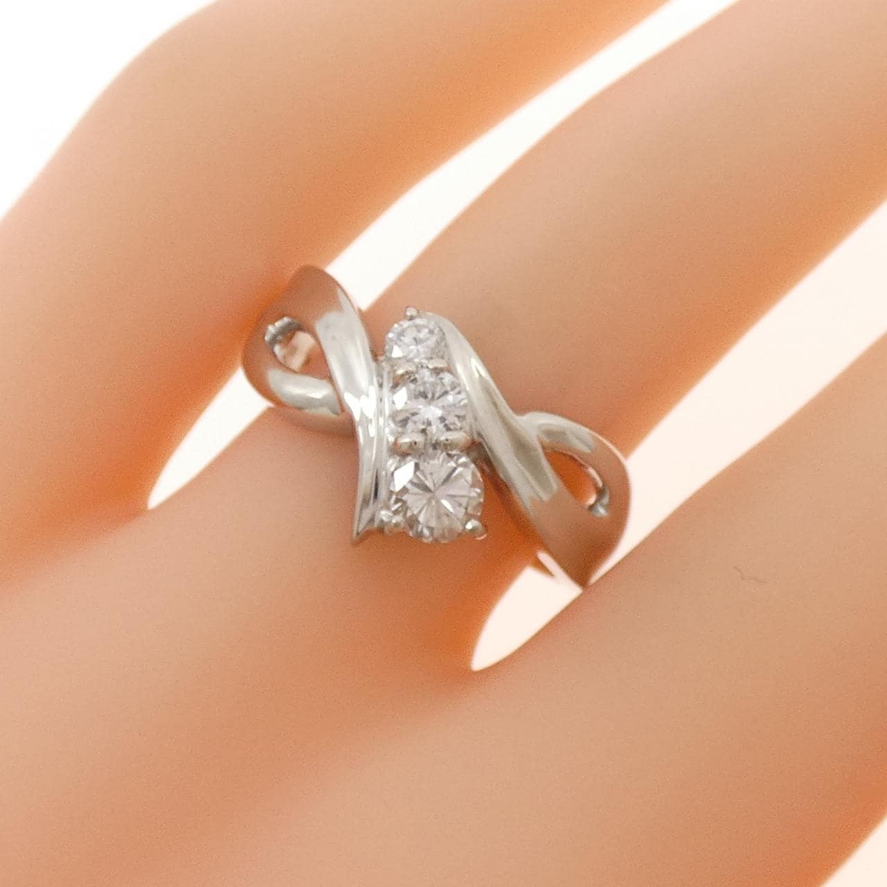 PT900 ダイヤモンド リング 0.46CT