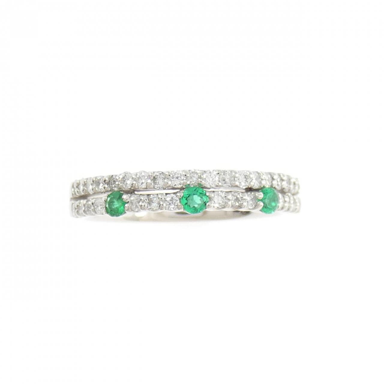 PT900 エメラルド リング 0.11CT