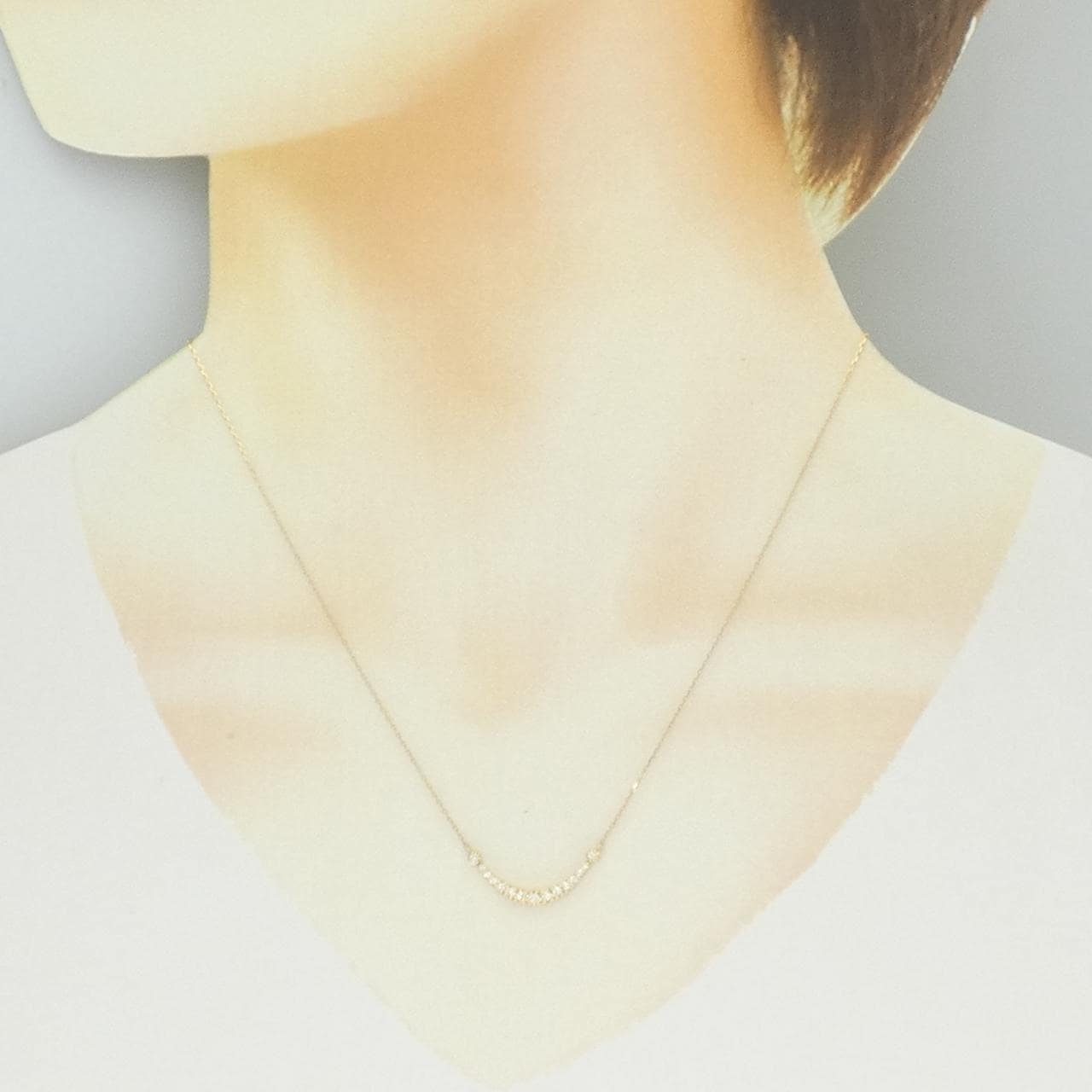 ヴァンドーム ダイヤモンド ネックレス 0.13CT
