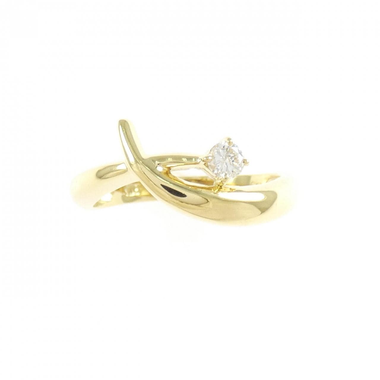 K18YG ダイヤモンド リング 0.11CT