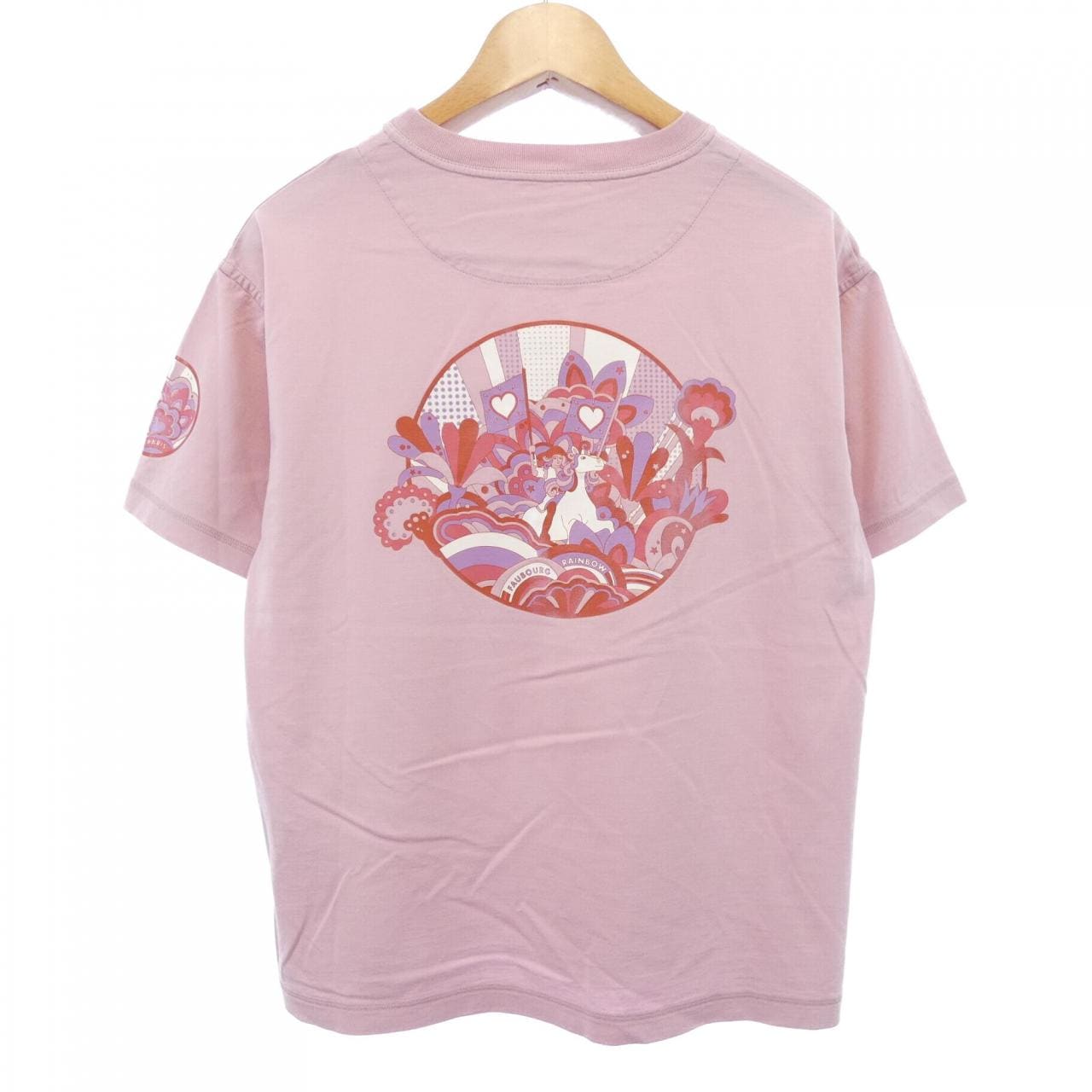 エルメス HERMES FAUBOURG RAINBOW 2E4602DU カルトゥッシュ Tシャツ