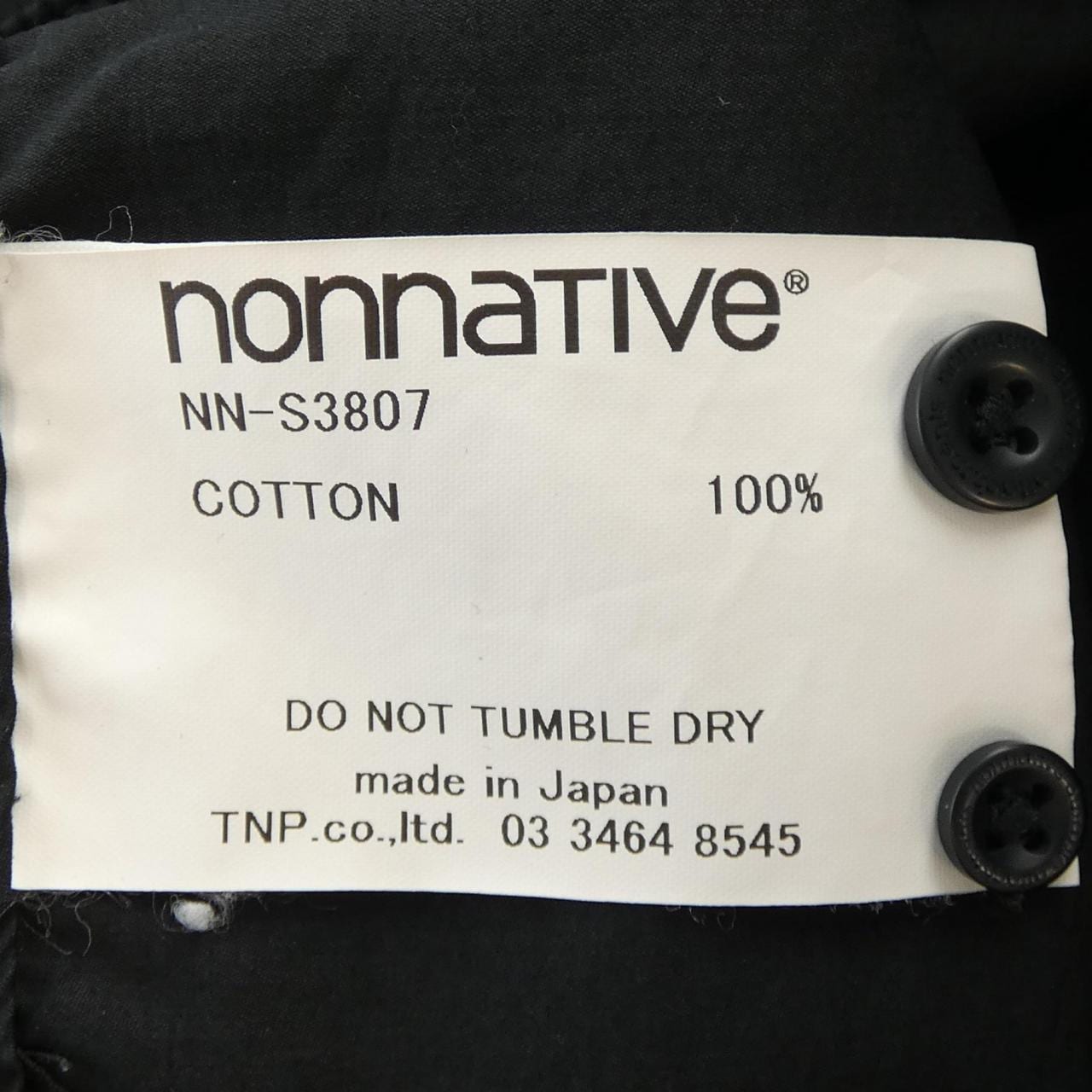 ノンネイティブ NONNATIVE シャツ