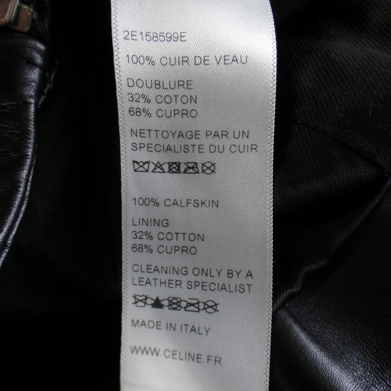 CELINE CELINE Leather Rider 夹克