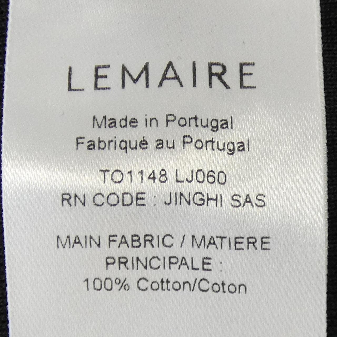 ルメール LEMAIRE TO114 8LJ060 トップス