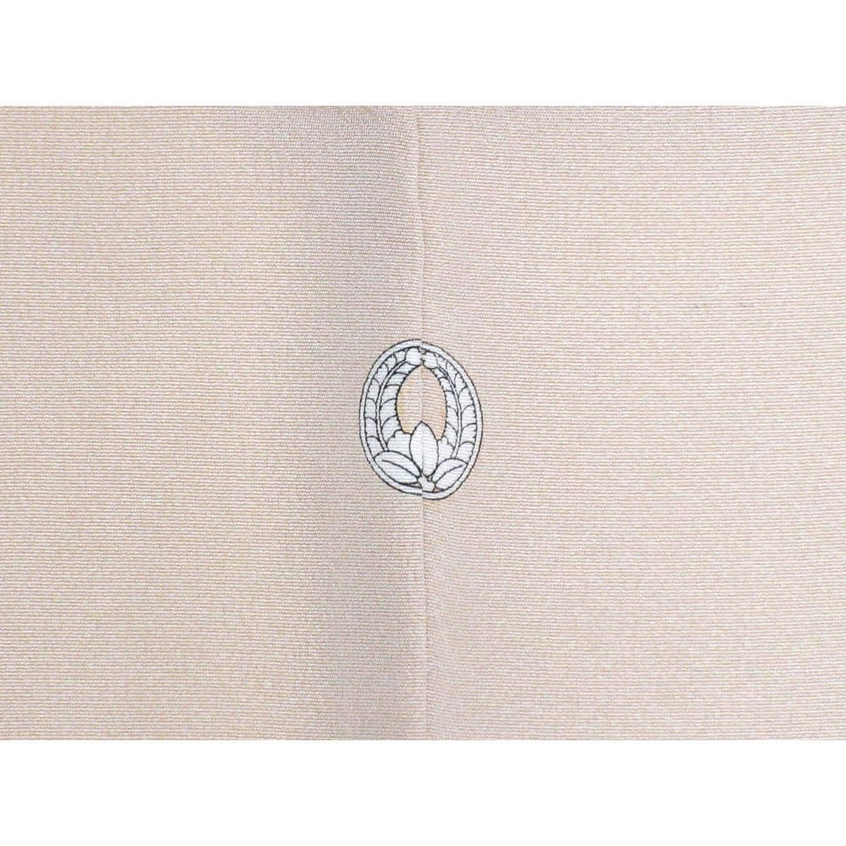 色留袖　訪問着兼用　友禅金彩加工　丸に上り藤　身丈Ｓ寸