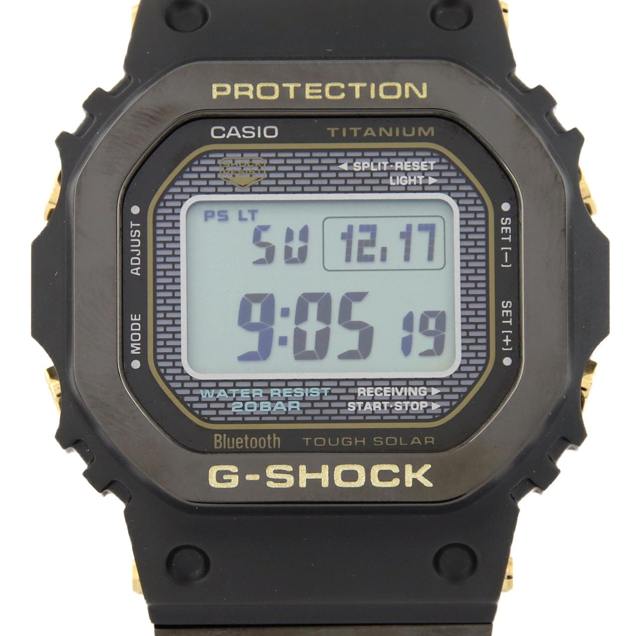 KOMEHYO |卡西歐G-SHOCK 遙控手錶GMW-B5000TB-1JR TI 太陽能石英