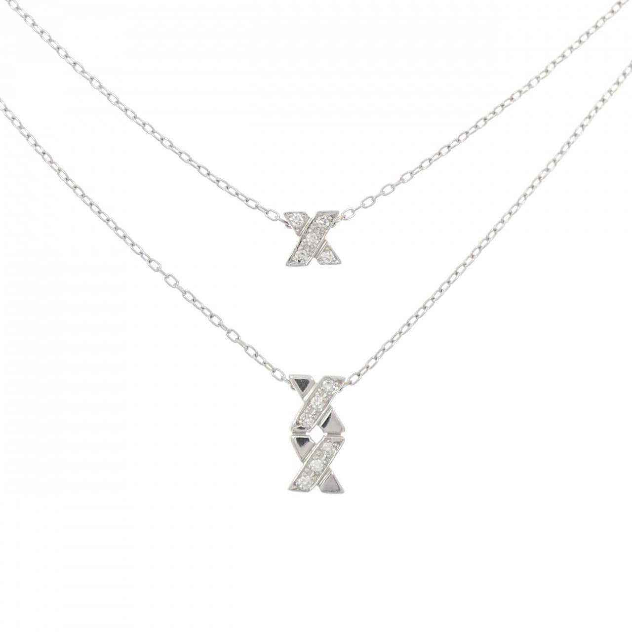 PT850 ダイヤモンド ネックレス 0.08CT