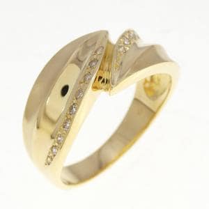 K18YG ダイヤモンド リング 0.18CT