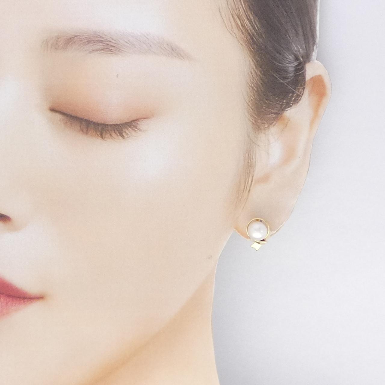 MIKIMOTO Akoya pearl earrings 7.0mm