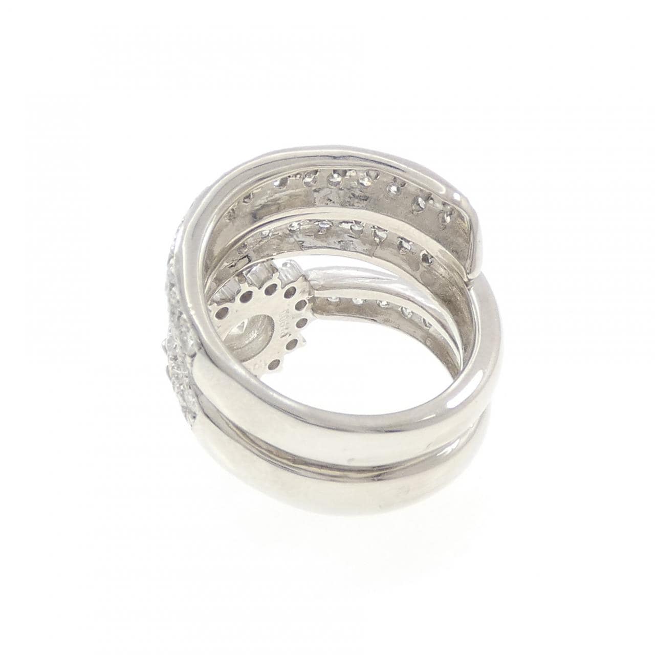 PT900 ダイヤモンド リング 1.001CT J SI1 Fair