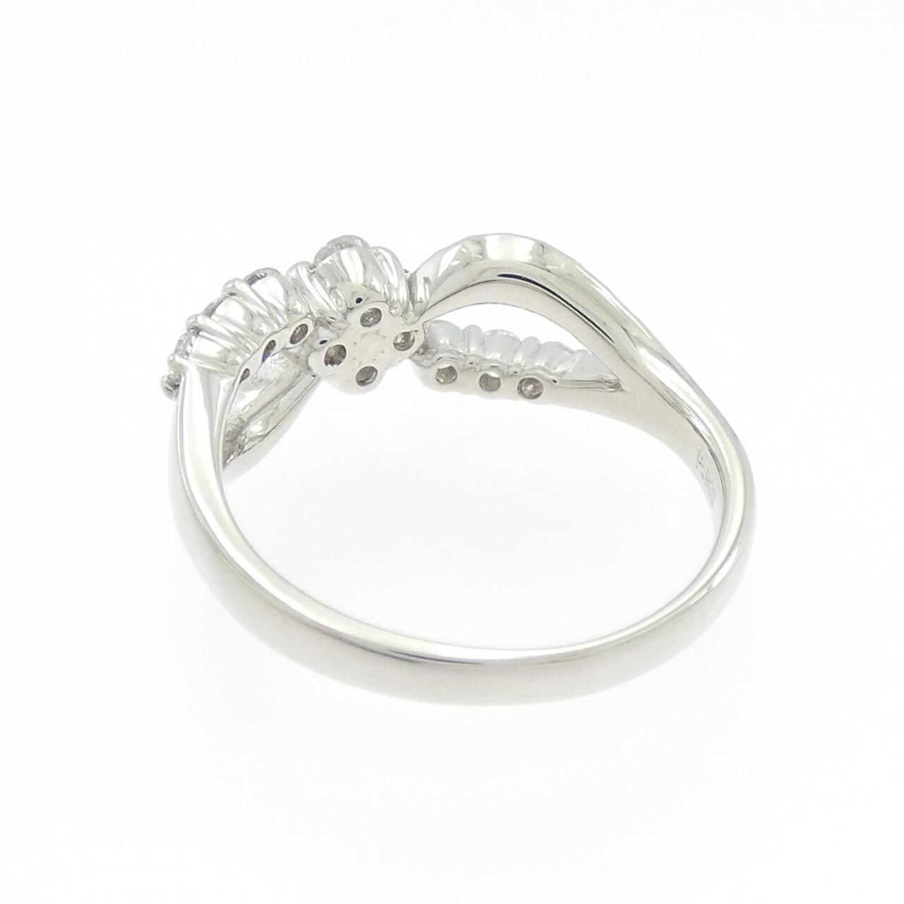 ユキザキ フラワー ダイヤモンド リング 0.50CT