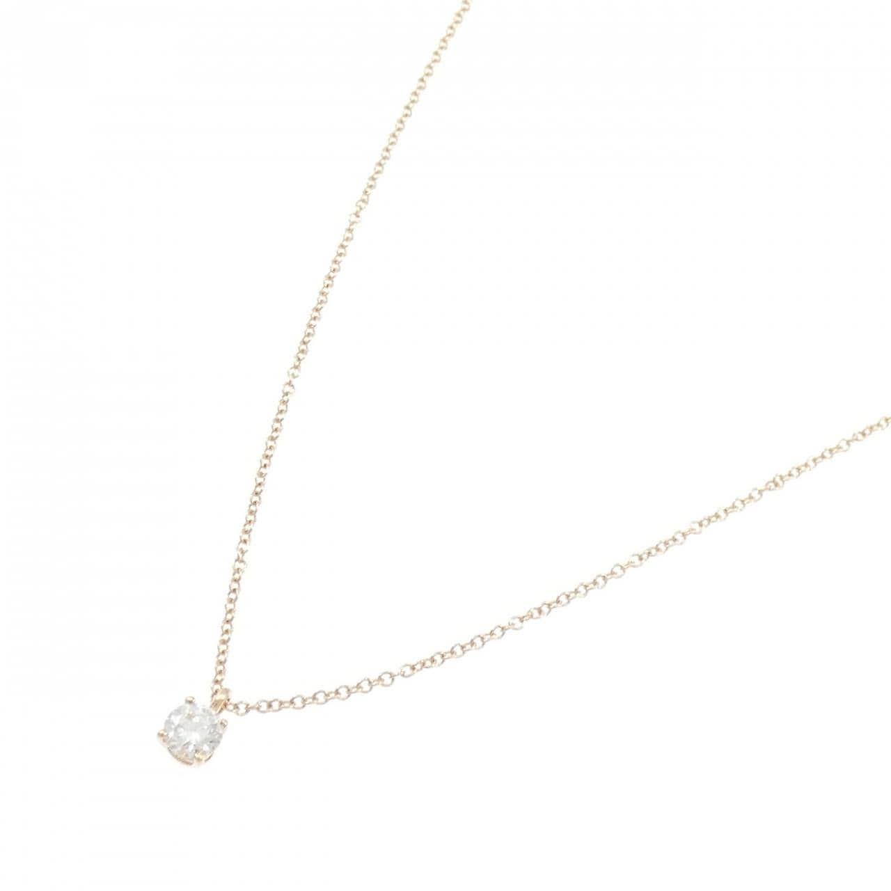 ティファニー ソリティア ネックレス 0.22CT F SI1 3EXT