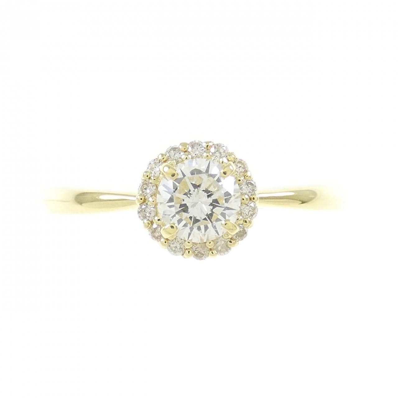 [新品] K18YG鑽石戒指 0.324CT G SI2 品質優良