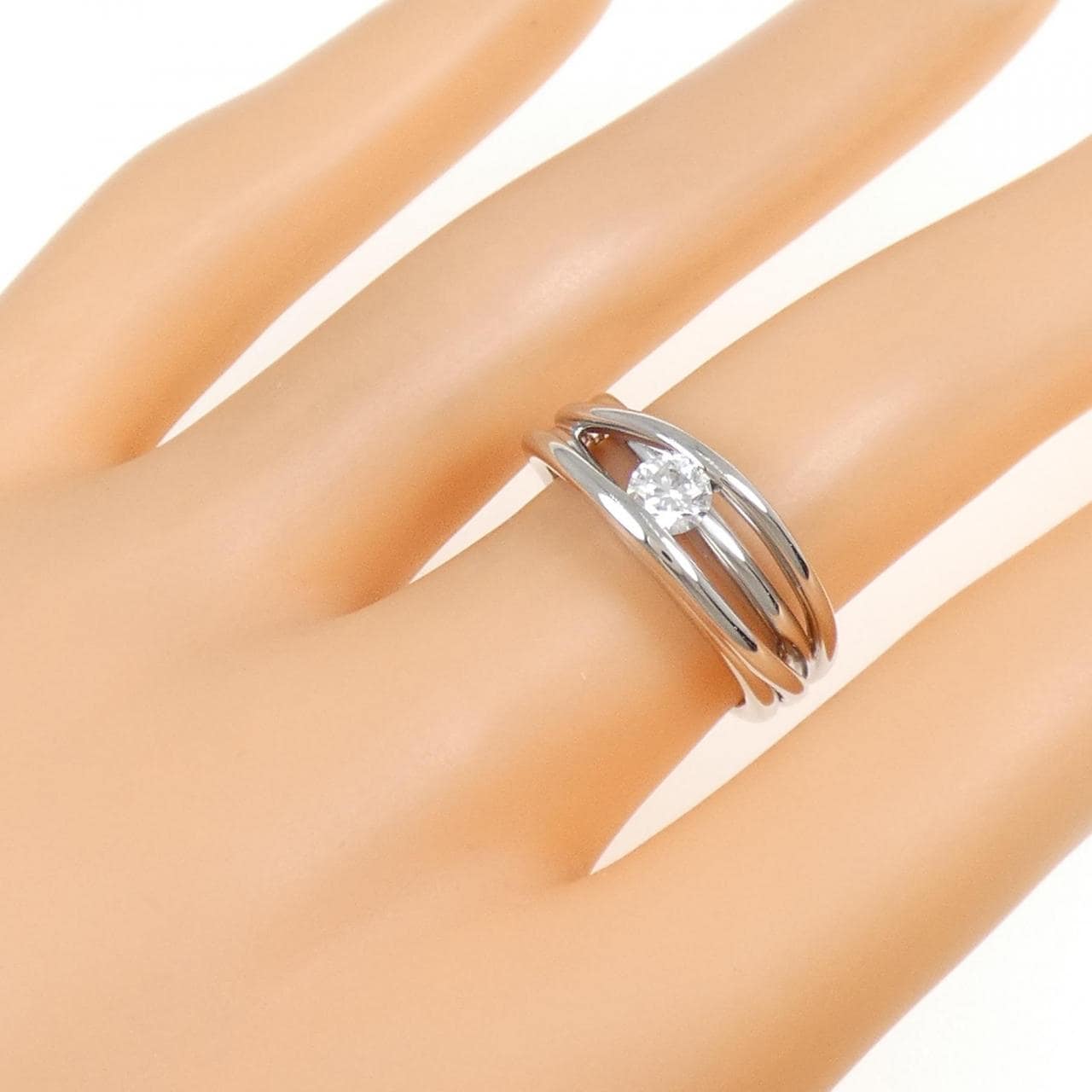 PT900 ダイヤモンド リング 0.330CT