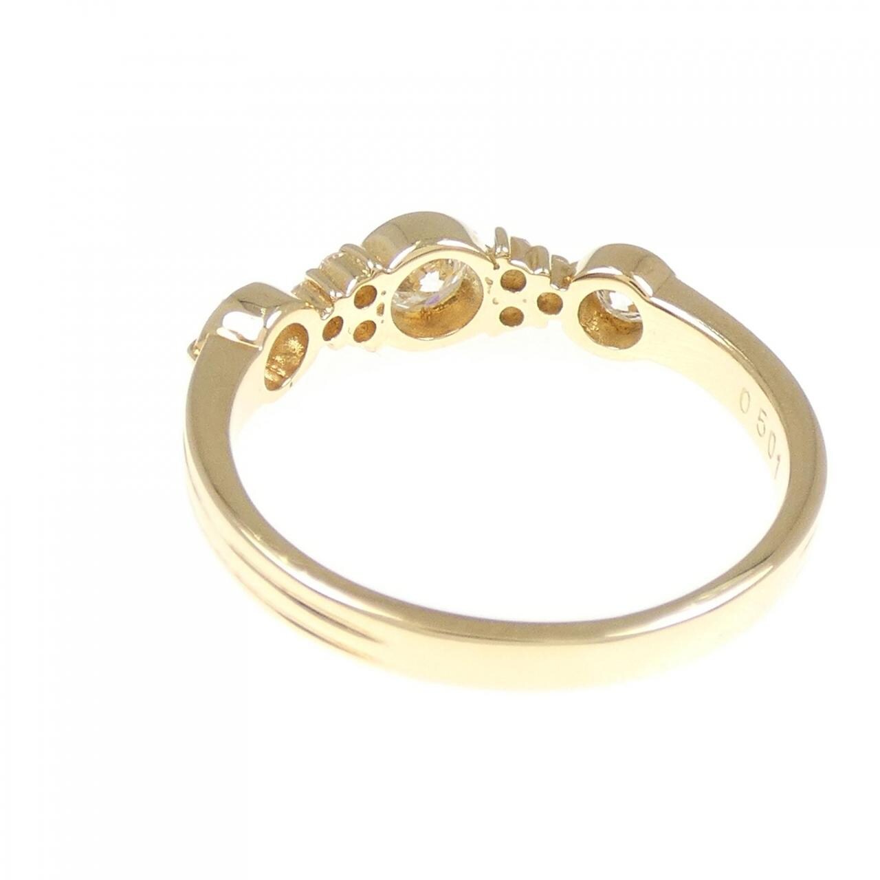 K18YG ダイヤモンド リング 0.501CT
