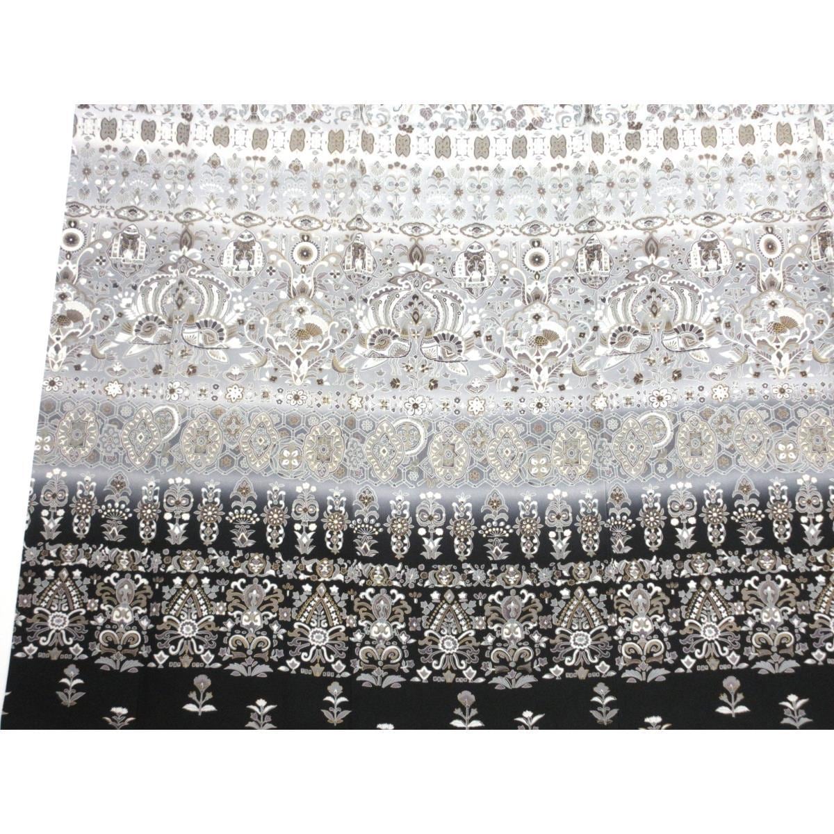 訪問着　友禅金彩加工　ボカシ染