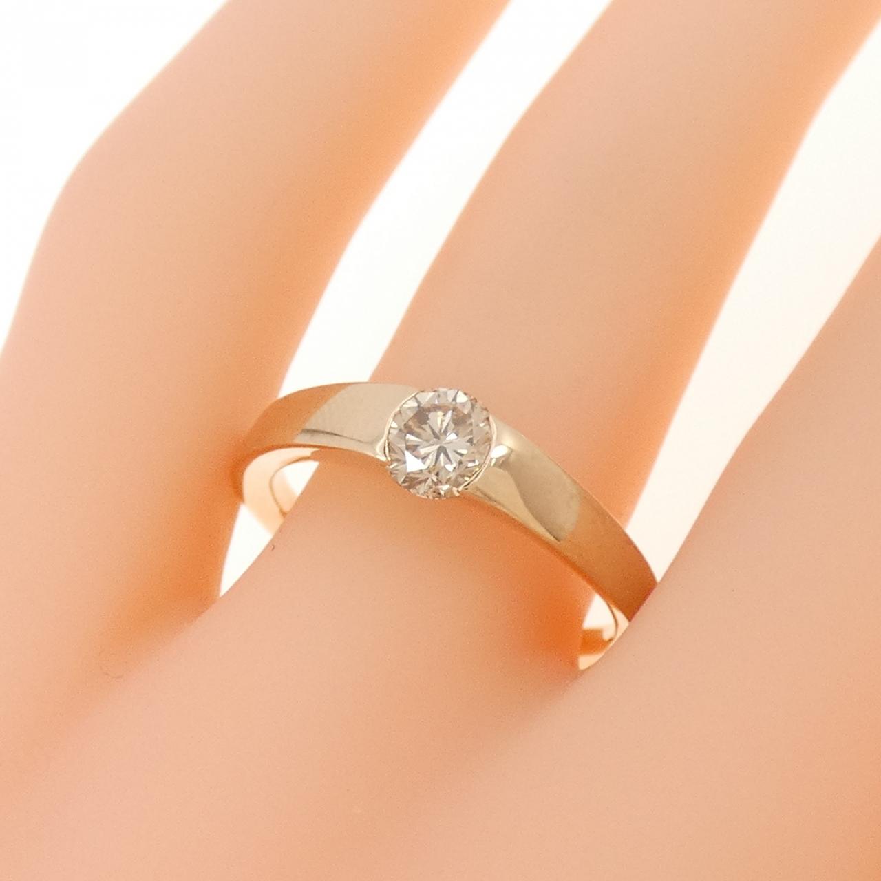 K18PG ダイヤモンド リング 0.54CT