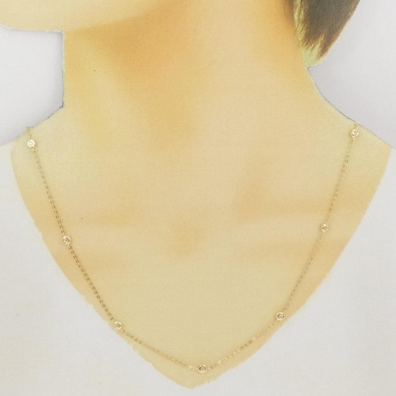 K18YG ダイヤモンド ネックレス 0.2CT