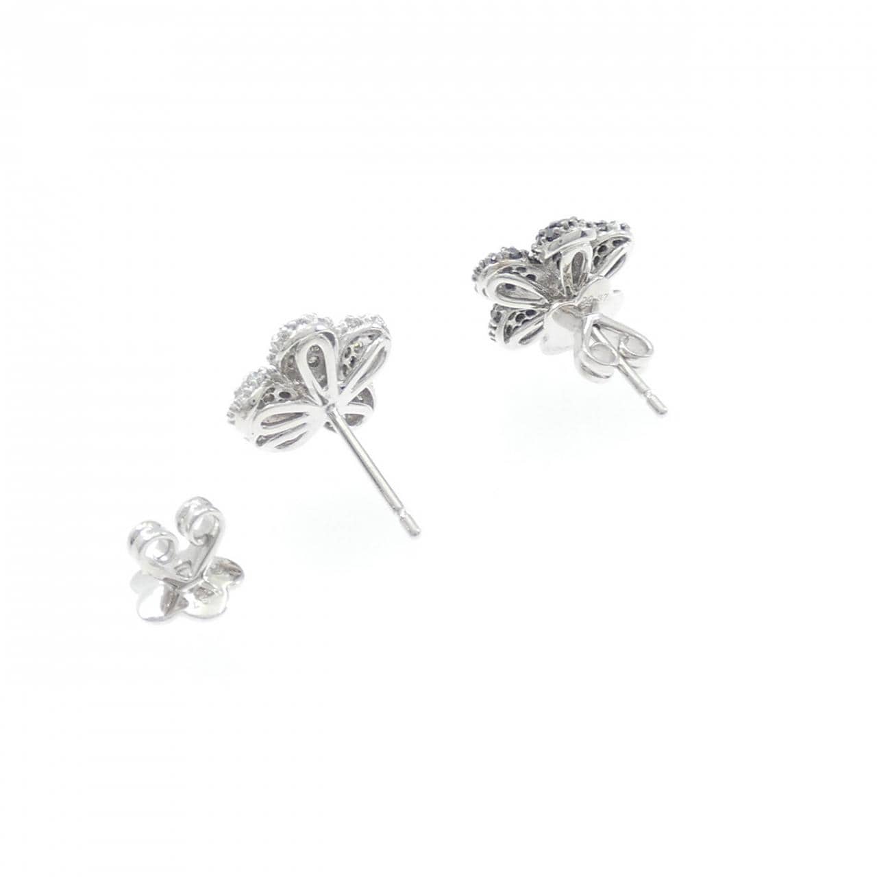 ポンテヴェキオ ビアンコ エ ネロ ピアス 0.74CT